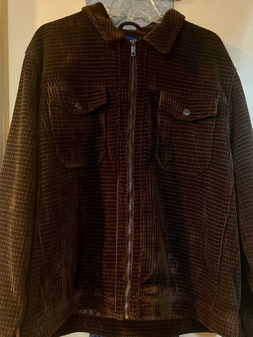 Apt. 9 Brown Corduroy Jacket with Blue Label